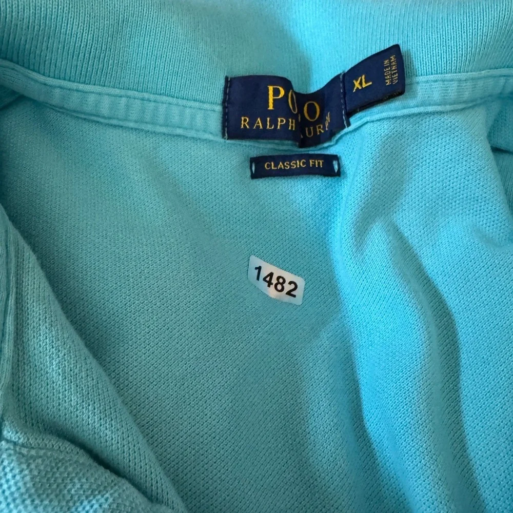 Polo by Ralph Lauren Aqua Blue Shirt Classic Casual XL
